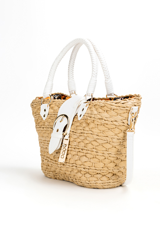 Pleciony koszyk nobo z klapką