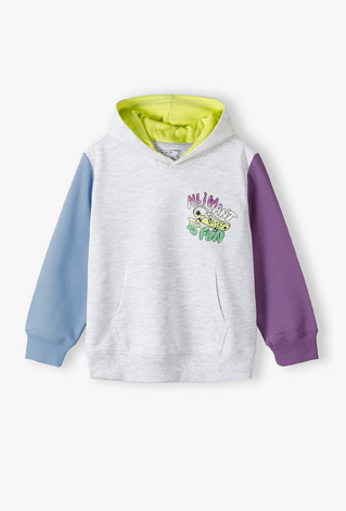 Bluza chłopięca z kapturem – z nadrukiem „All I Want Is Fun”