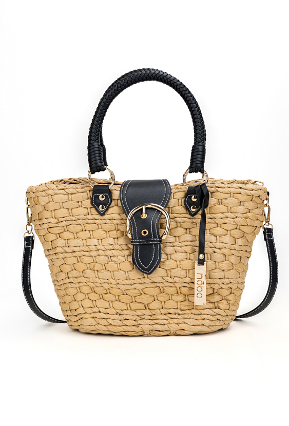 Pleciony koszyk nobo z klapką