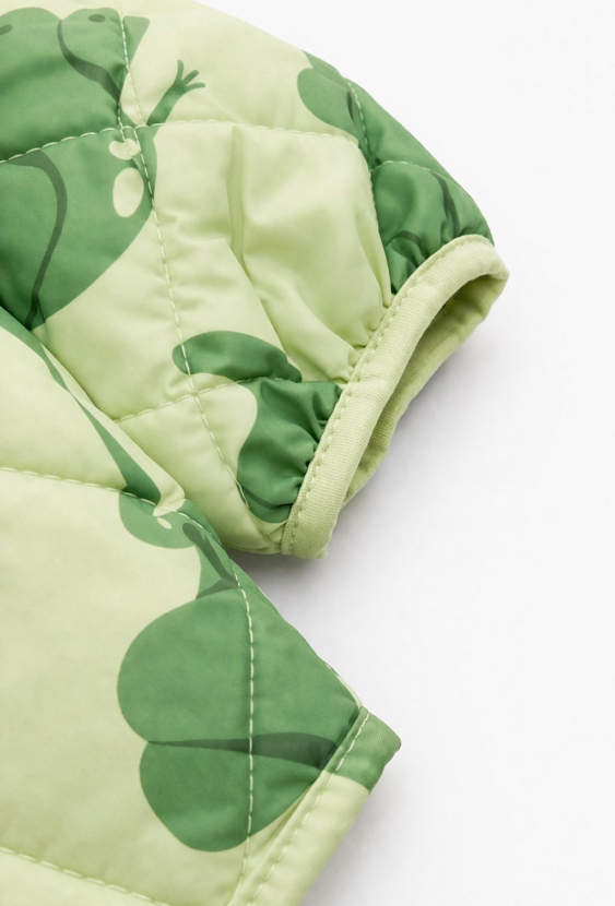 Pikowane kurtka przejściowa w słoniki