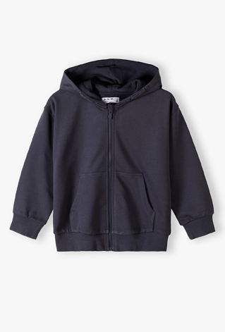 Grafitowa bluza dresowa z kapturem - 5.10.15.