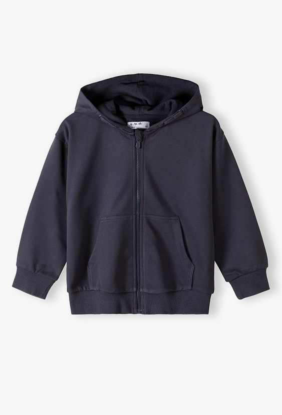 Grafitowa bluza dresowa z kapturem - 5.10.15.