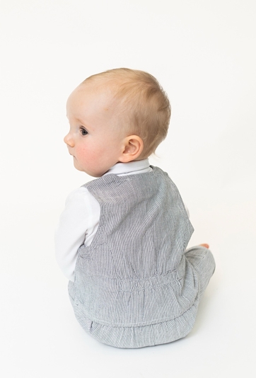 Kamizelka niemowlęca w prążki