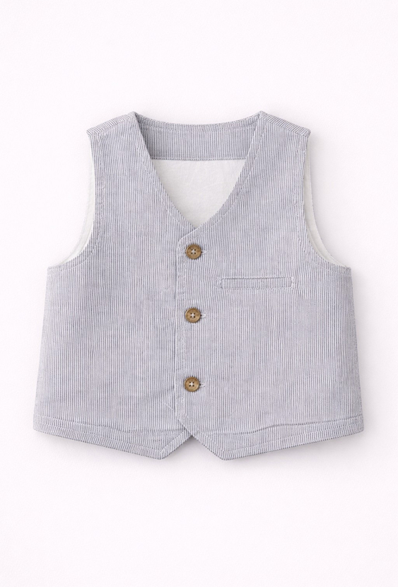 Kamizelka niemowlęca w prążki