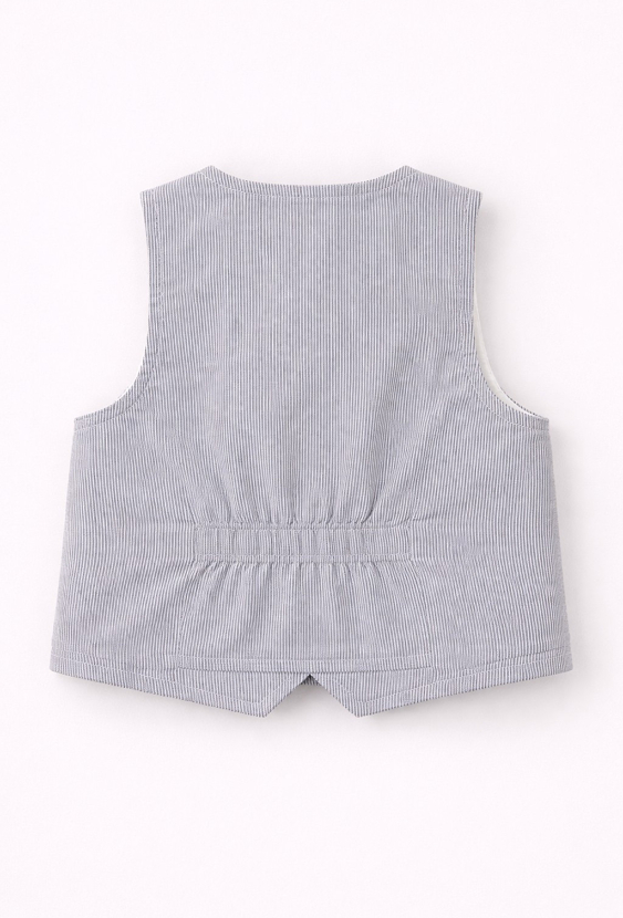 Kamizelka niemowlęca w prążki