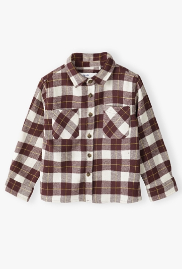 Koszula w kratę dla małego chłopca - 5.10.15