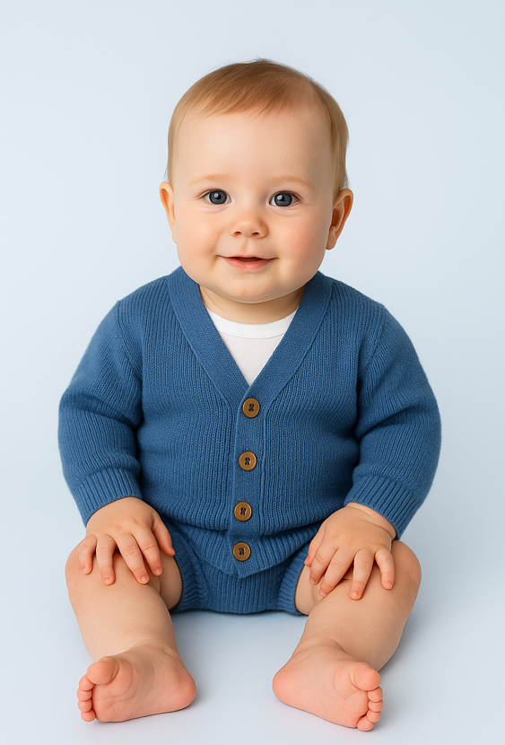 Sweter rozpinany dla niemowlaka