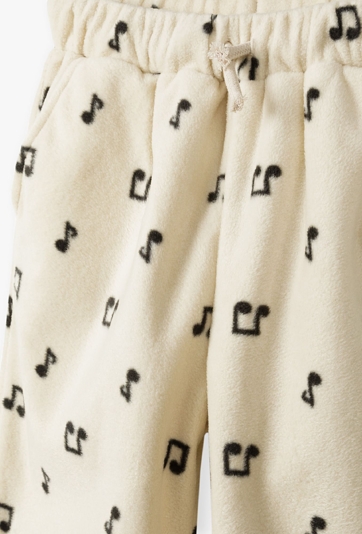 Beżowe, polarowe spodnie dresowe  - 5.10.15.