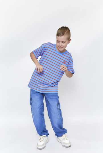 Chłopięcy t-shirt w paski