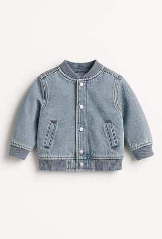 Niemowlęca bluza rozpinana na stójce