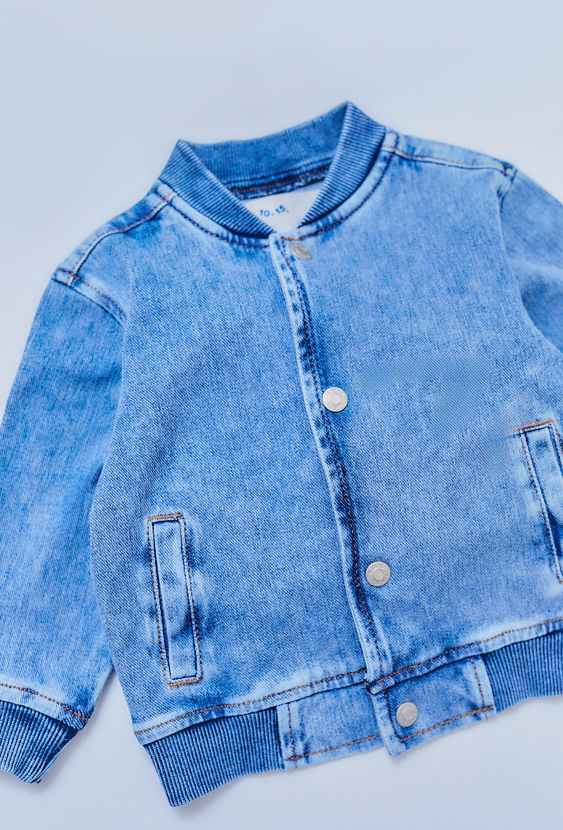 Niemowlęca bluza rozpinana na stójce