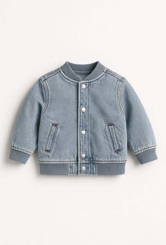 Niemowlęca bluza rozpinana na stójce