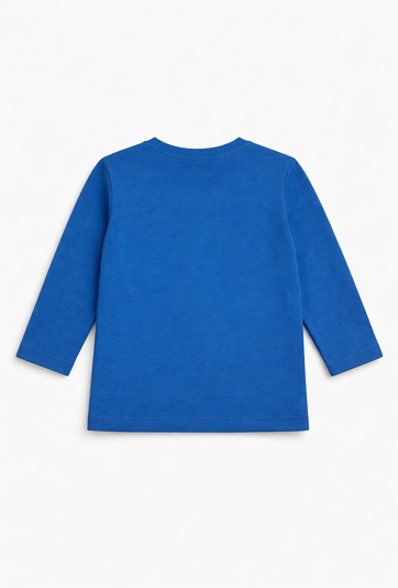 Niebieska bluza niemowlęca ze słonikiem