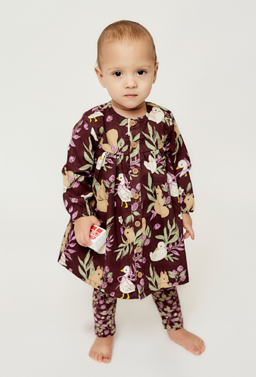 Sukienka niemowlęca z długim rękawem