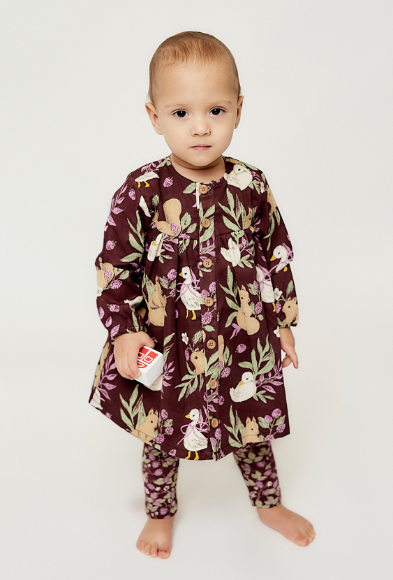 Sukienka niemowlęca z długim rękawem