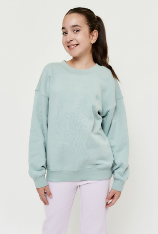 Bluza dresowa dla dziewczynki - zielona - Limited Edition