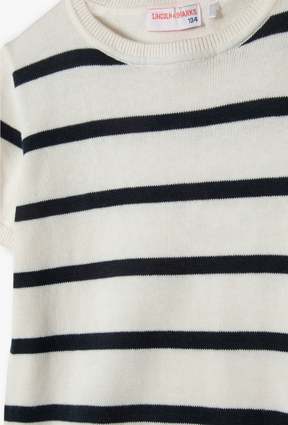 Koszulka dziewczęca w paski