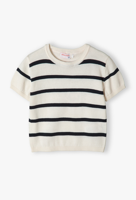 Koszulka dziewczęca w paski