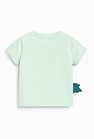 Koszulka niemowlęca z krótkim rękawem i smokiem