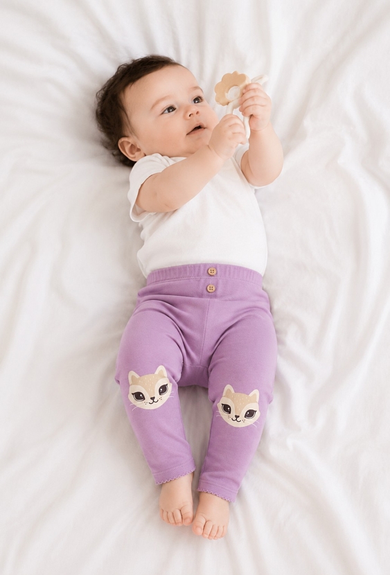 Legginsy niemowlęce