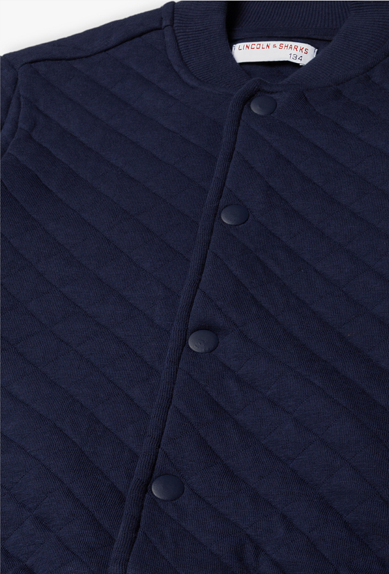 Bluza chłopięca – rozpinana bluza ze stójką