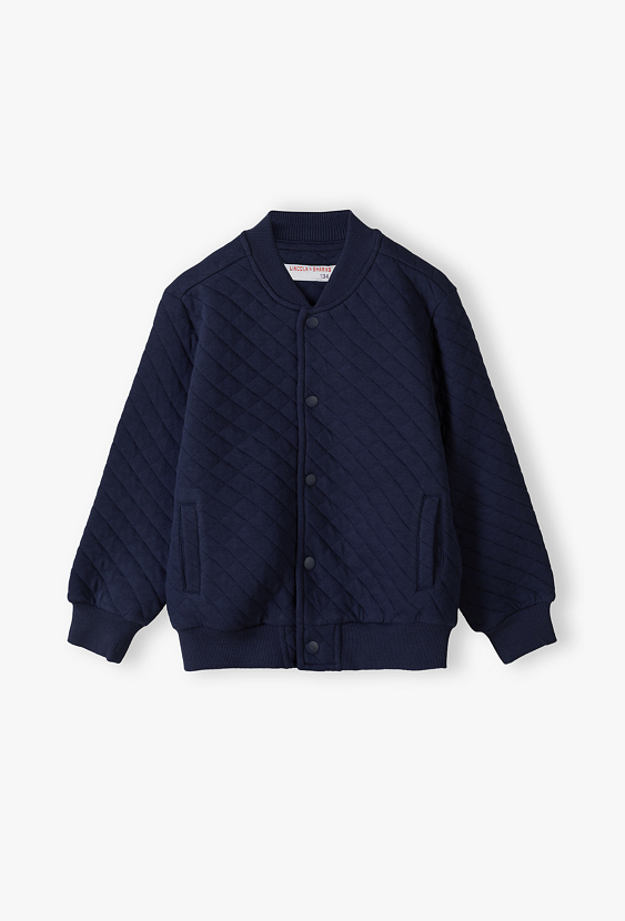 Bluza chłopięca – rozpinana bluza ze stójką