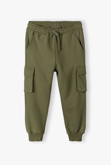 Spodnie dresowe z kieszeniami - zielone - 5.10.15.