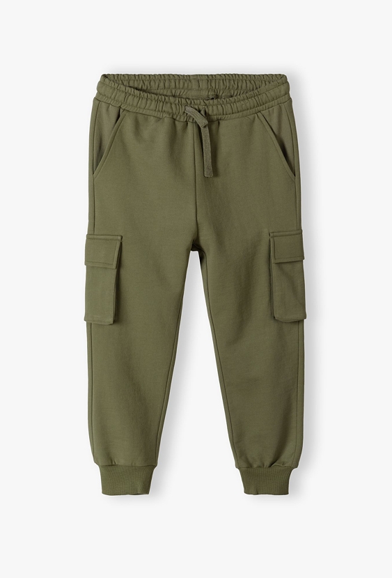 Spodnie dresowe z kieszeniami - zielone - 5.10.15.