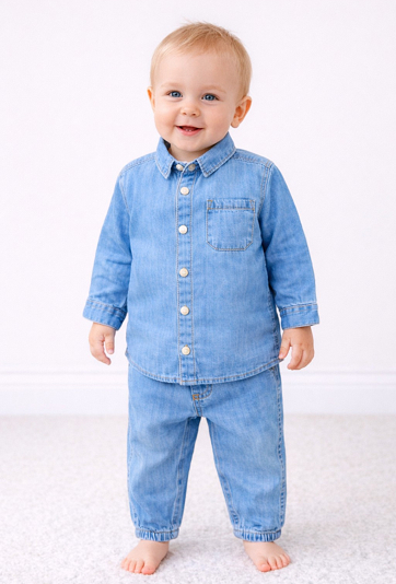 Spodnie jeansowe dla niemowlaka