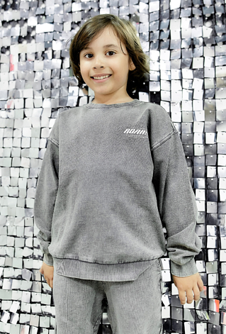 Szara bluza nierozpinana dla dziecka - 5.10.15.
