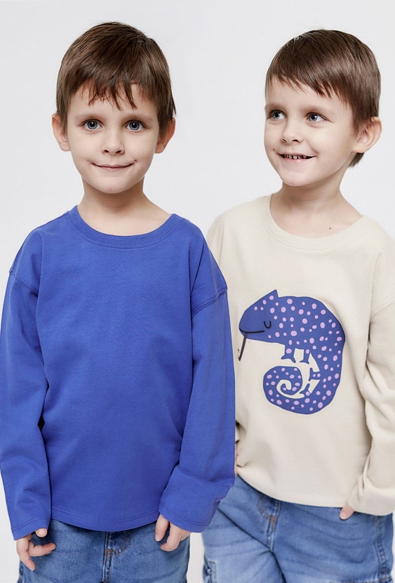 Bluzy chłopięce - długi rękaw - 2-pak