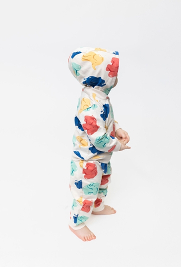 Spodnie dresowe niemowlęce z nadrukiem