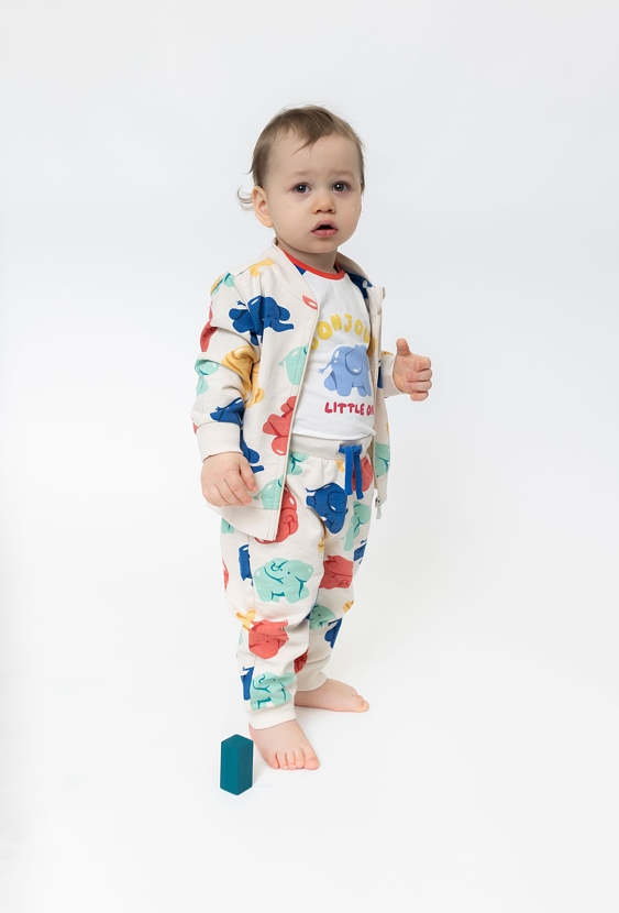 Spodnie dresowe niemowlęce z nadrukiem