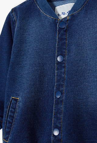 Bluza z dzianiny jeans - bomber - 5.10.15.