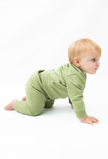 Zielone spodnie dresowe dla niemowlaka - 5.10.15.