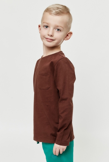 Chłopięca bluzka z długim rękawem