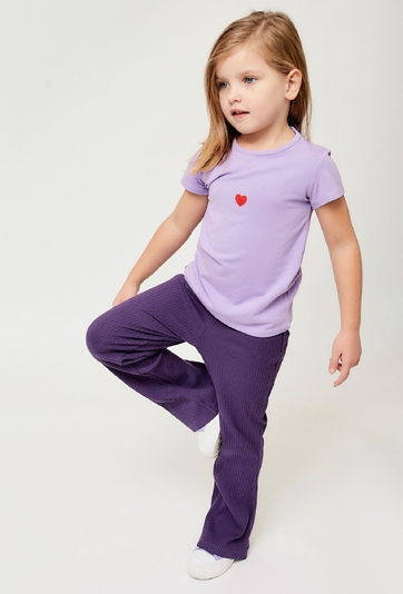 Dziewczęce spodnie flare