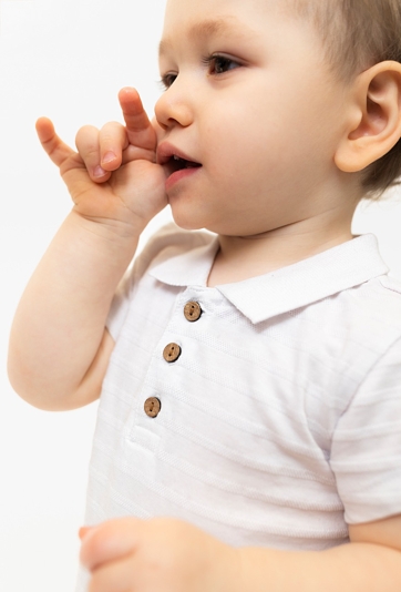 Body polo z krótkim rękawem