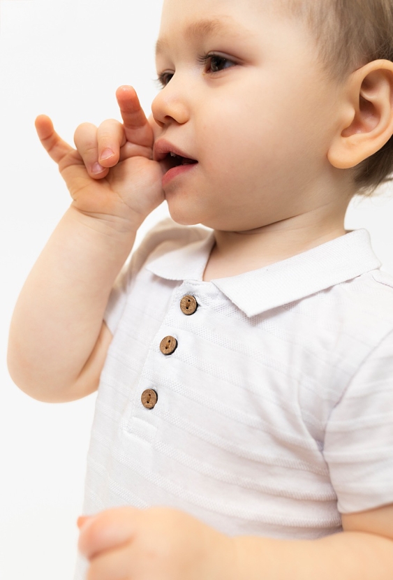 Body polo z krótkim rękawem