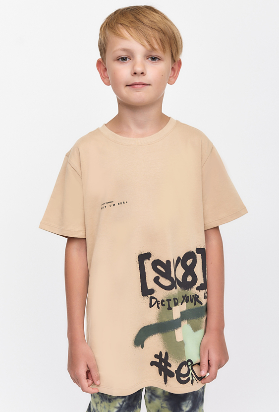 T-shirt chłopięcy - oversize