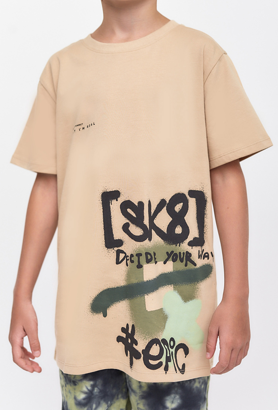 T-shirt chłopięcy - oversize