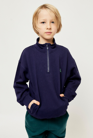 Bluza chłopięca ze stójką