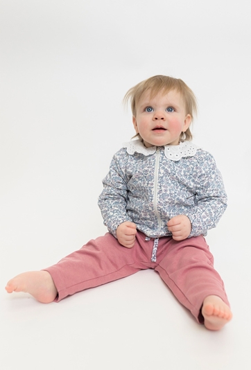 Bluza niemowlęca z kołnierzykiem