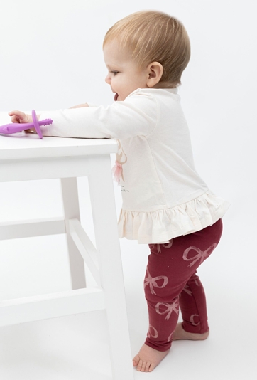 Legginsy niemowlęce w kokardki - 5.10.15.