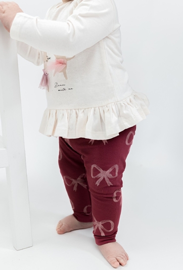 Legginsy niemowlęce w kokardki - 5.10.15.