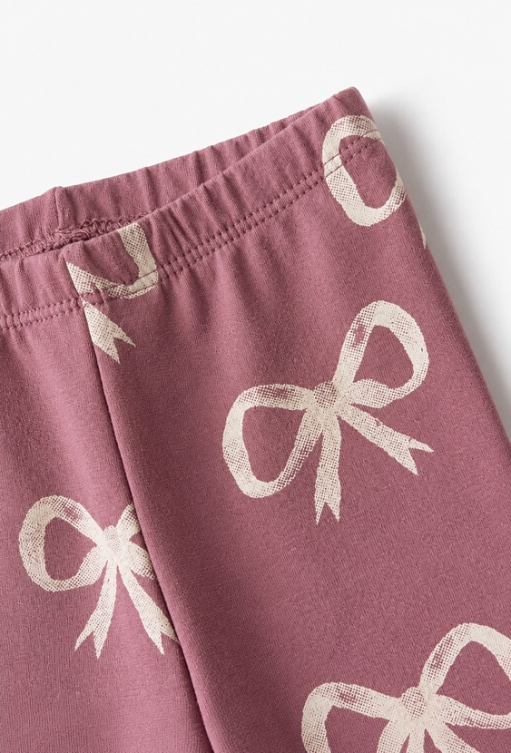 Legginsy niemowlęce w kokardki - 5.10.15.