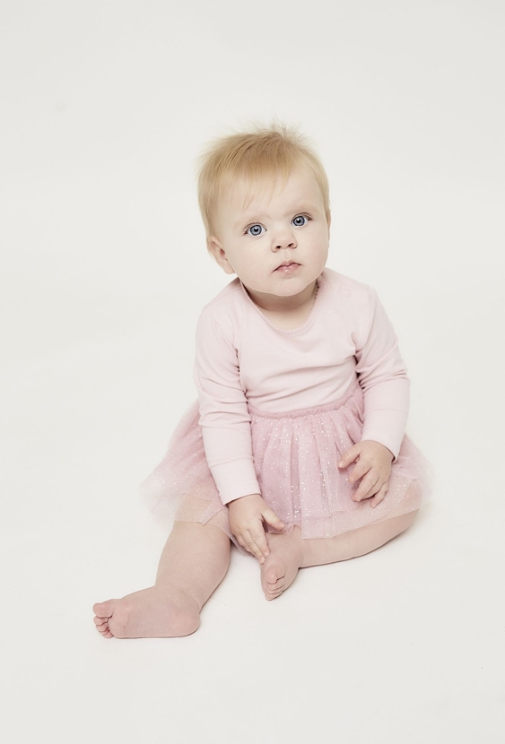 Body z długim rękawem i spódniczką