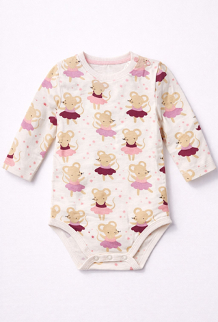 Body z długim rękawem w myszki 06T471C-0304