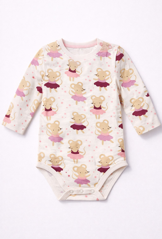 Body z długim rękawem w myszki 06T471C-0304