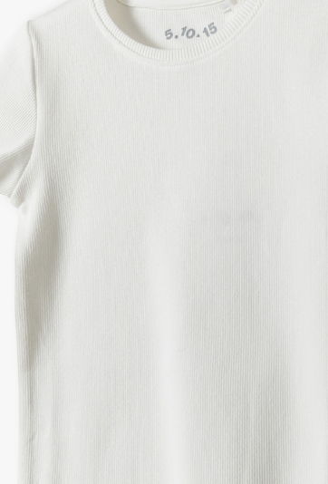 T- shirt dziewczęcy w prążki - 5.10.15.